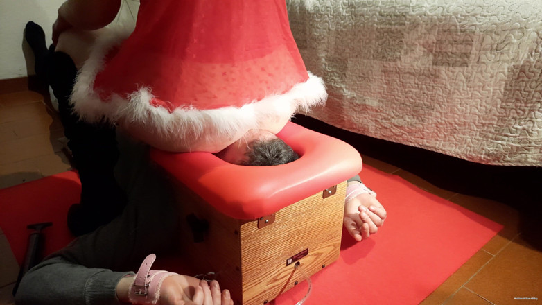 goddess82: Sentada en la cara y feliz navidad! 