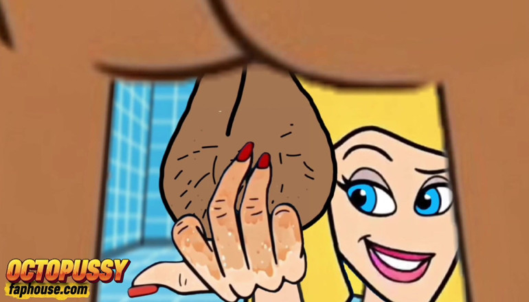 Octopussy Lovers Club: Sex-hungry Stepmom Joins Her Stepson in the Shower. Cartoon