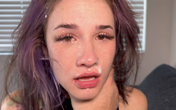 95 Pound First Time Amateur Rough Face Fuck & Fucked Hard