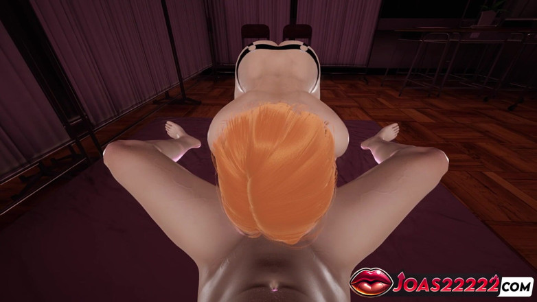 Joas22222: Si rambut merah seksi foxy melancap dua tangan, batang besar,...