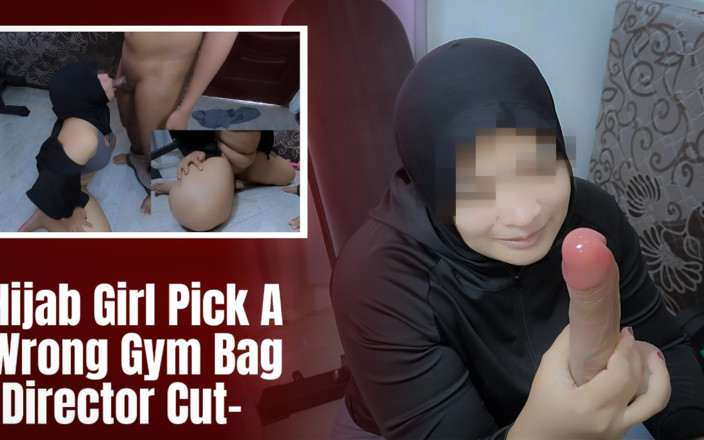 Minokiiko: [dc] Menina asiática hijab escolhe uma bolsa de ginástica errada,...