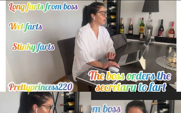 Pretty princess studio: Bos minta sekretarisnya untuk kentut