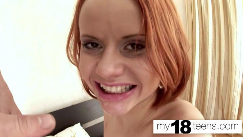 My 18 Teens: My 18 teens- Teen big ass blowjob and anal riding big...