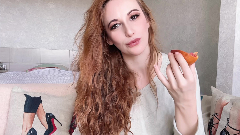 Holy_Red: 美味的橙汁吮吸 - 顽皮的舌头技巧和多汁的混乱！
