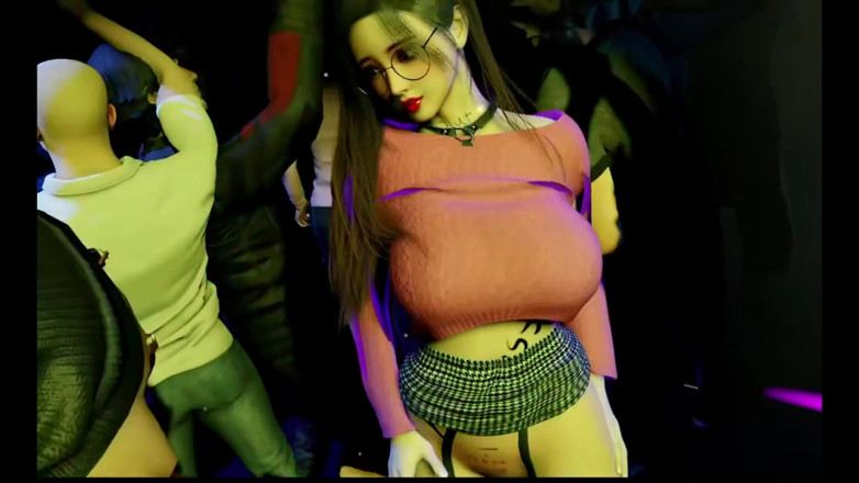 Soiyu Hentai: Une étudiante lubrique veut baiser dans un nigh club - animation 3D