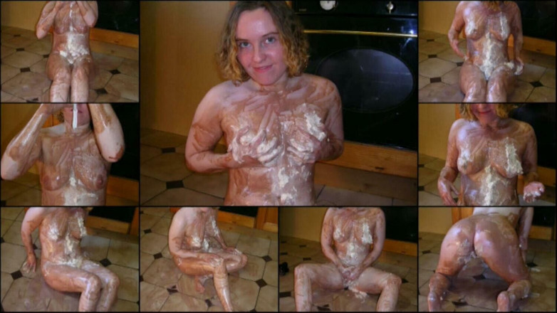 Littlevixen: Haley Gets Messy Naked with Chocolate Whipped Cream - Enjoy It!