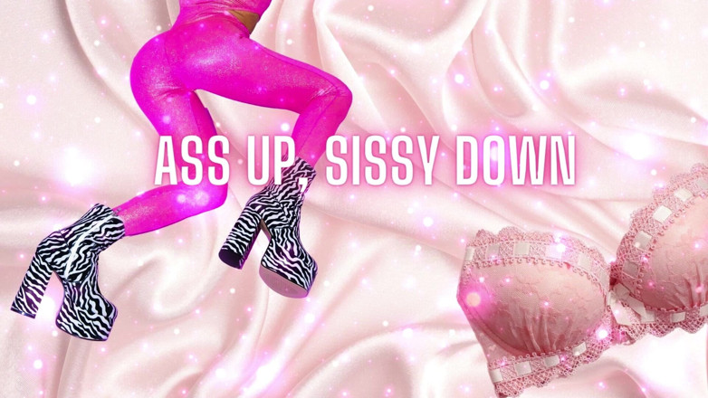 Goddess Misha Goldy: Pantat bahenol sissy down!