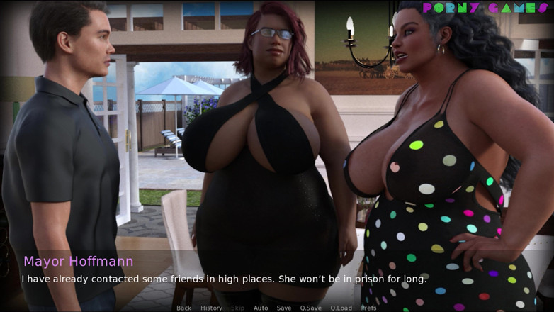 Porny Games: Tombul cougars sokağı - son bölüm, güle güle grup seks