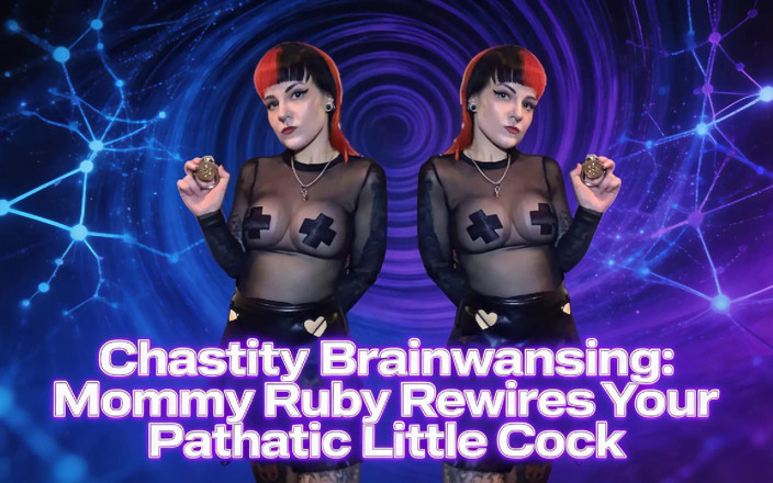Bigtiddygoth: Промывание мозгов в поясе целомудрия, мачеха Ruby Rewires ваш жалкий маленький член