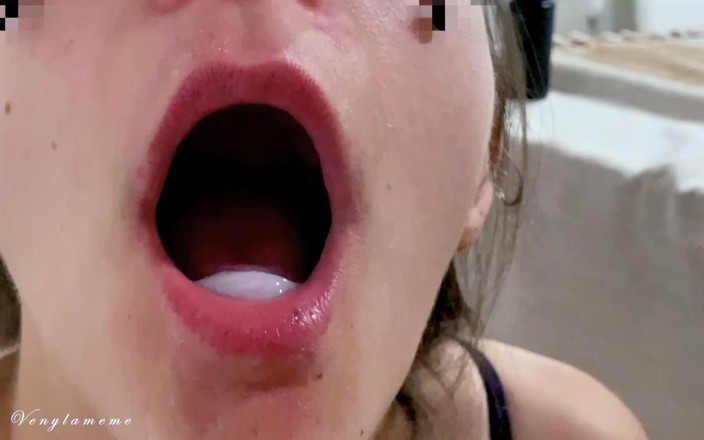 Venylameme: Sperma i munnen samlingsvideo av mina hetaste sväljningsstunder