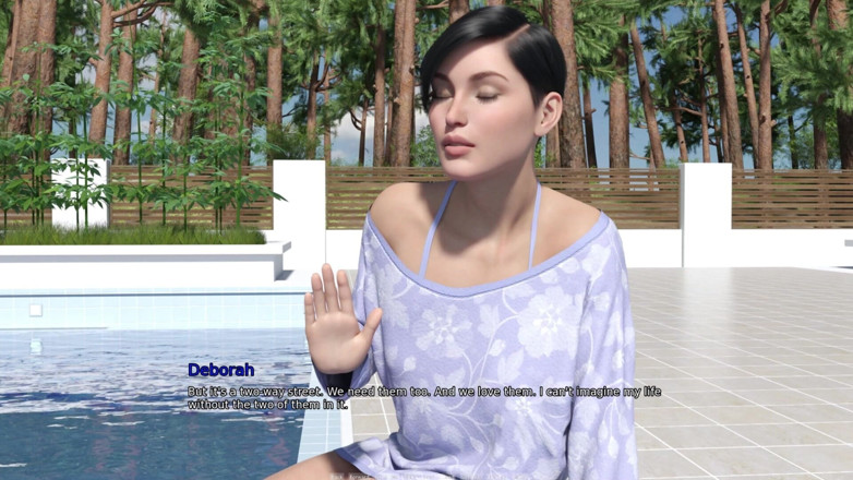 3D Cartoon Porn: Mi dormitorio 253: natación en la piscina desnuda de Daphne-Scarlett y...