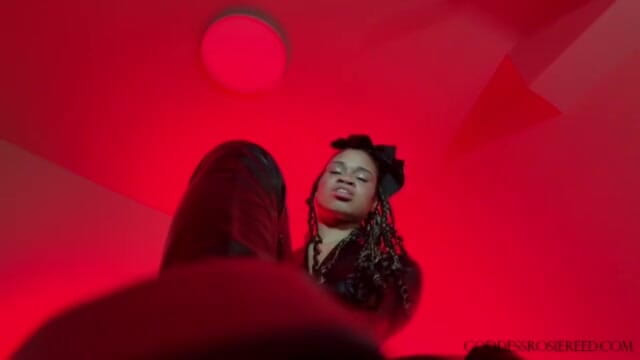 Rosie Reed: 너의 공을 때리고 먹어 - 흑누나 펨돔 여신 Rosie Reed CBT와 정액 먹기 교육 지배 POV - 표준 정의
