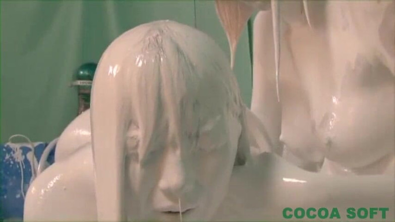 Cocoa Soft: 涂白的女同性恋青少年亚洲人享受 2 gether - 操逼机器