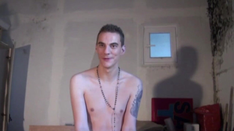 Crunch Boy: Dziwka punisched i lanie przez tatusia górę dominującą