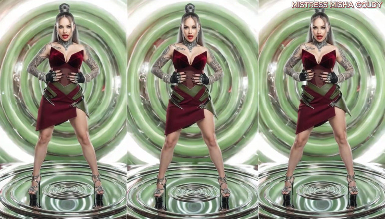 Goddess Misha Goldy: Inwijding in de cultus van schurken: visuele overbelasting die je...