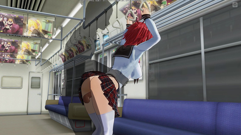 H3DC: 3D HENTAI Ruiva universitária é fodida no cu em um vagão...