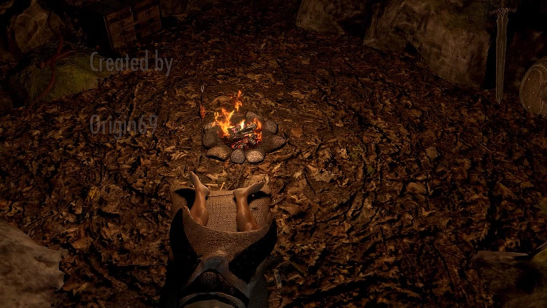 Wraith ward: Wilkołaf dziewczyna jedzie kutasa na górze - Skyrim Hentai Parodi