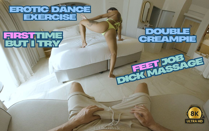Fit lovers VR: Dans exotic cu ejaculare înăuntru dublă