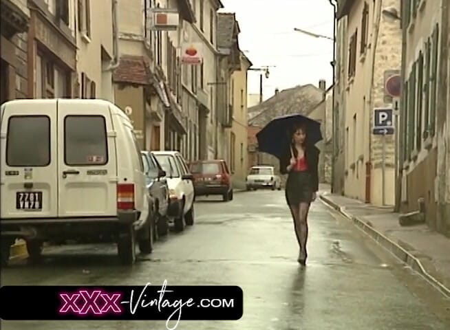 XXX-Vintage: Quicky dans la voiture