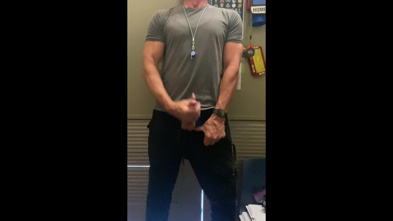 JockDad87: Buff Dilf coach Jockdad87 Fluitje cumshot