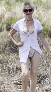 Outdoors with Crotchless Panties