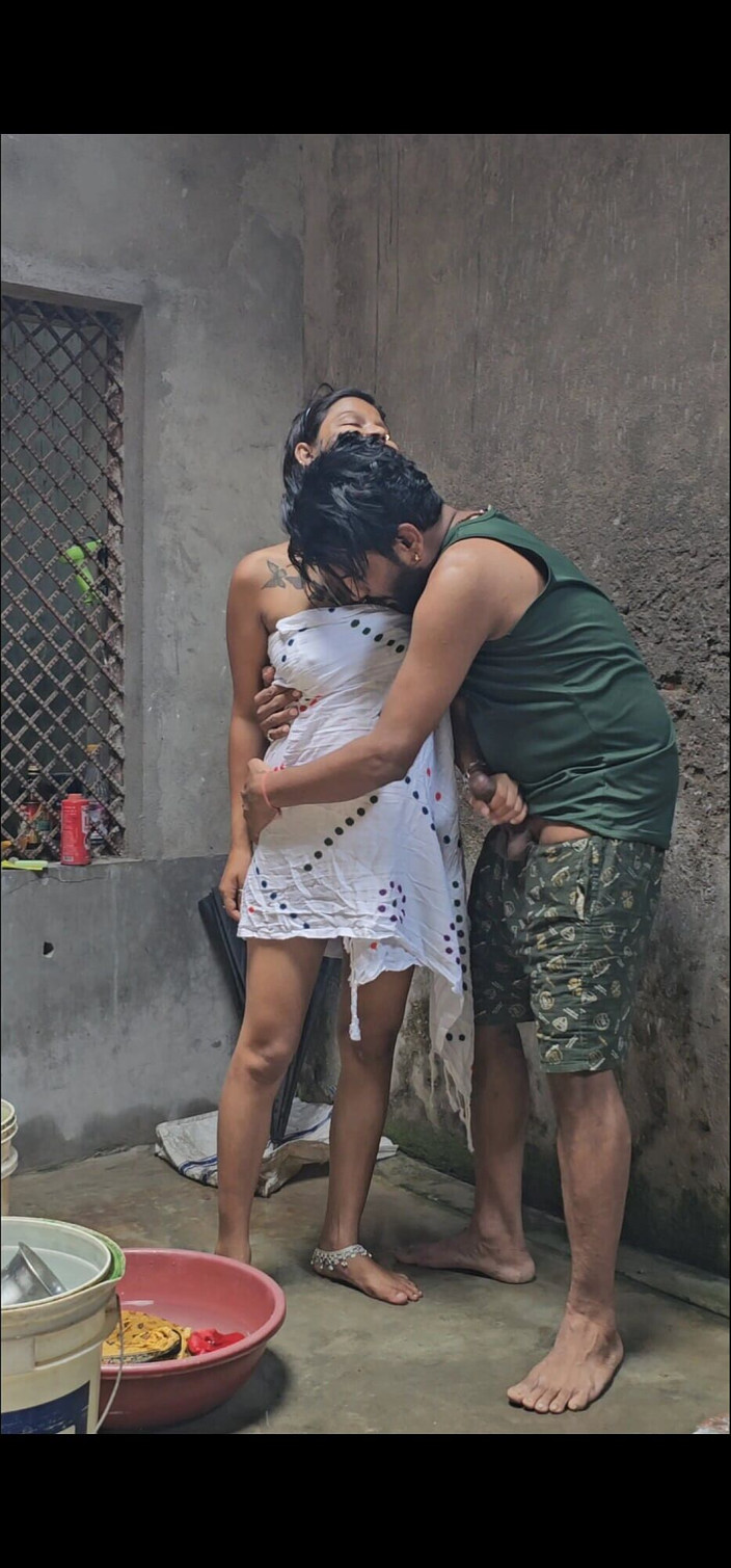 Aalox: First Time Secretly Caught Village Stepsister Bathing