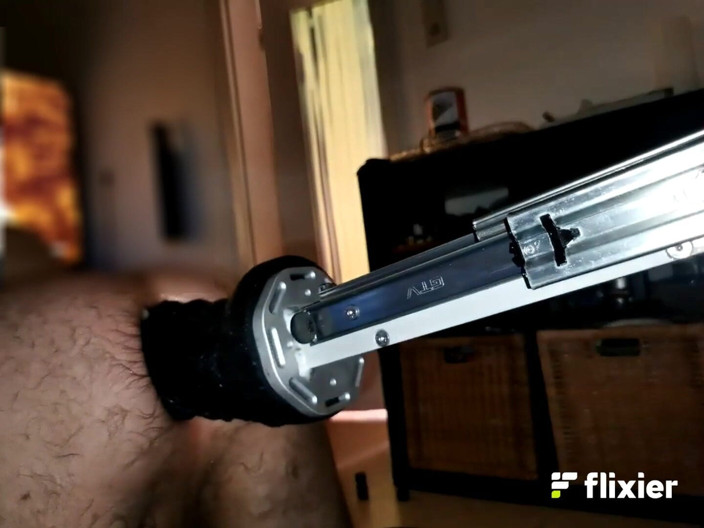 Fuck machine massaker: Mr. Hankey's Dragon Dildo Xl full insättning doggy anal jävla...