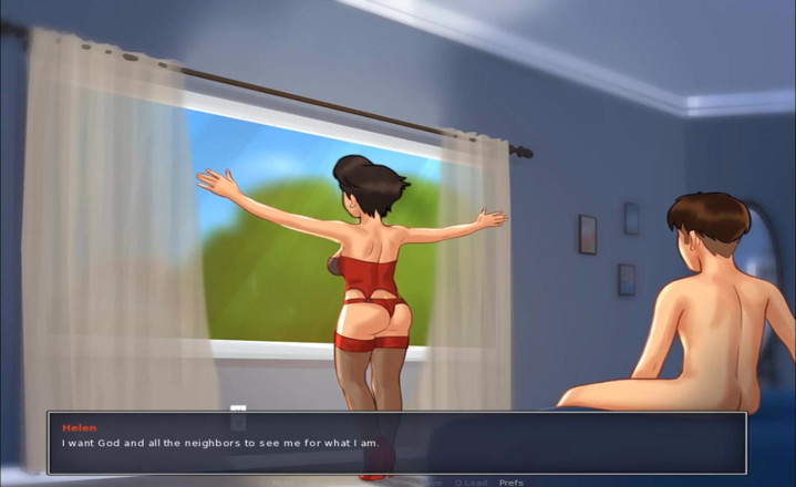 Hentai World: Літня сага - жорсткий трах гарячої мілфи, фетиш корсета