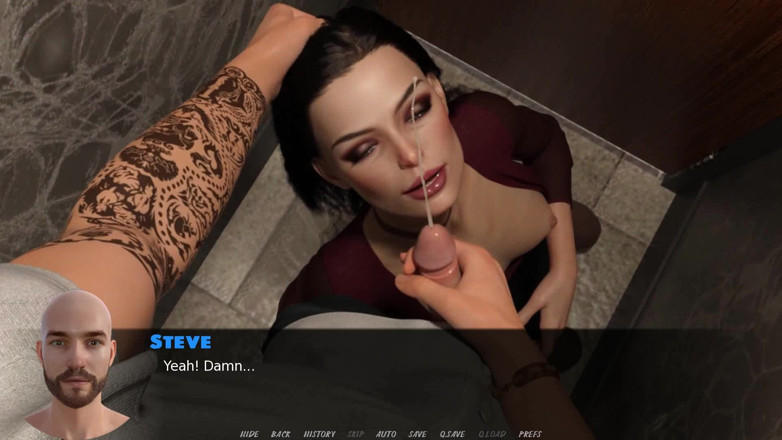 Dirty GamesXxX: Захоплюючі ігри: дружина відсмоктує чоловіка і отримала камшот на обличчя в туалеті, 8 серія