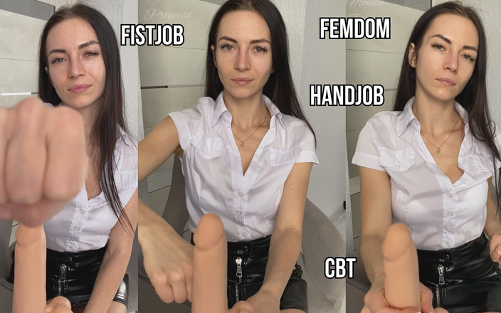 Princess Monica: 관능적 인 주먹 : 펨돔 Sbt 및 핸잡