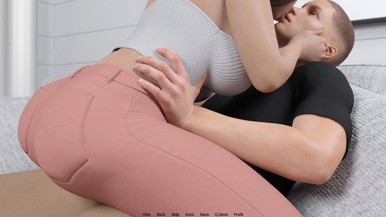Adultgameplayvideos studio: Hjärtproblem - kapitel 1 - Kylee och jag fångades när de kysste varandra