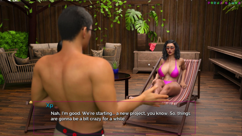 Porny Games: Cállate y baila - trabajando con el pie en el patio,...