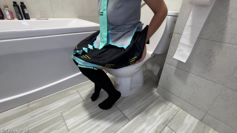 GassyKat: Günlük tuvalet s2 bölüm 20: hastune miku