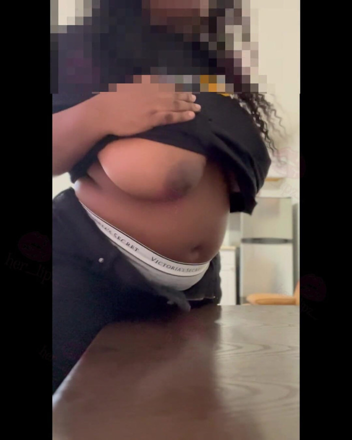 Anye Meshell: ¡Me mojé la crema en la mesa de mi cocina...