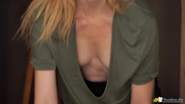 DownblouseJerk: Naughty Nip Slip - JOI