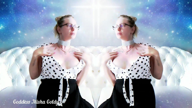 Goddess Misha Goldy: Od prudérské sekretářky po šéfa transformace! Vezmu kontrolu nad vaší společností...