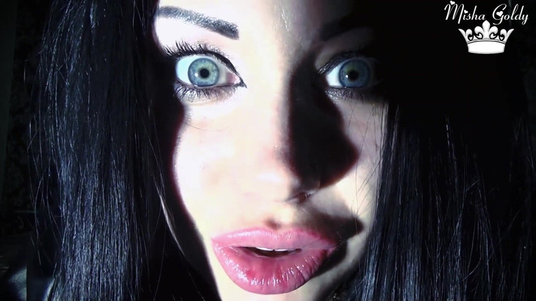 Goddess Misha Goldy: Komm in den hals von sexy hexe und werde geschluckt,...