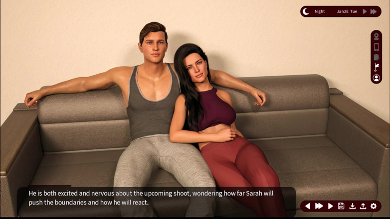 Johannes Gaming: Viskningar av Desire 21 Emma vill bli smiskad av Alex