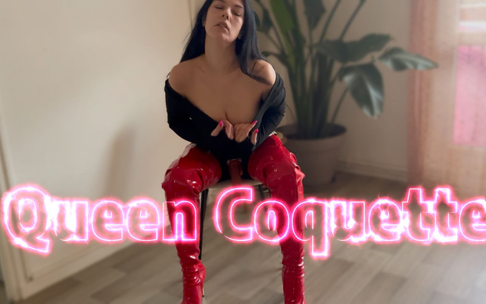 Queen Coquette: JOI 페미돔 굴욕 - 내가 널 짓누르는 동안 네 엉덩이를 손가락으로 만지고 네 작은 자지를 비웃어, 복종자.