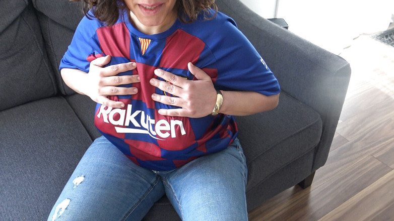 Souzan Halabi: Tetona mamá milf del fútbol