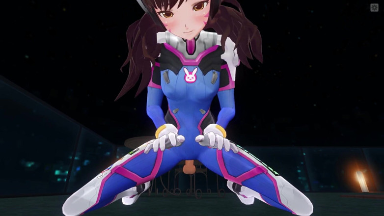H3DC: 3D Hentai POV Dva v těsném obleku jezdí na tvém...