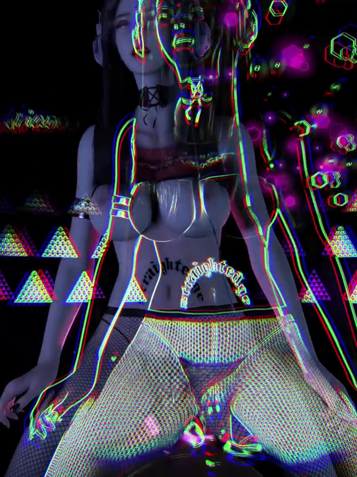 X Hentai: Goddess of fire glow: virtual curves beyond - hentai animasi 3D
