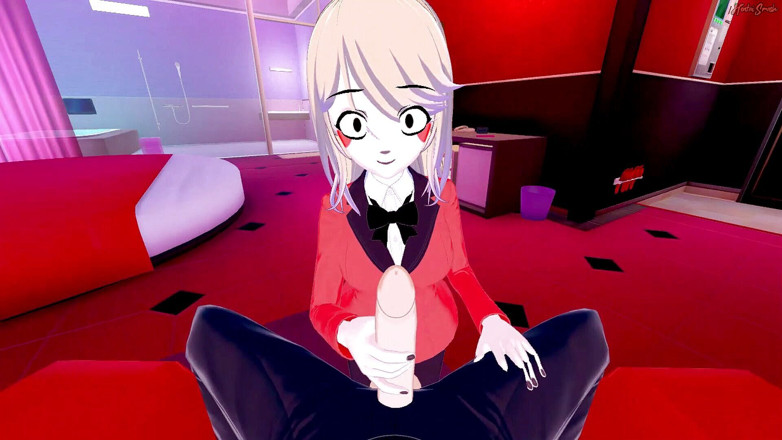 Hentai Smash: Em primeiro plano - fodendo Charlie em um quarto de hotel...