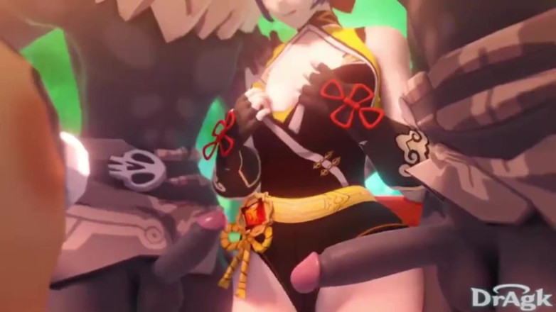 DrAgk: Xiangling animasyon derlemesi genshin impact hilichurl hentai porno