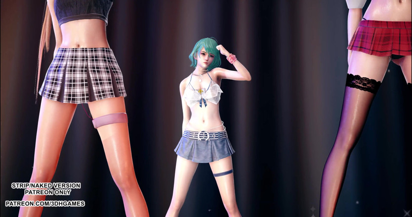 3D-Hentai Games: [Mmd] Cuceritoare doa Marie Rose Misaki Tamaki dans fierbinte 4k 60fps