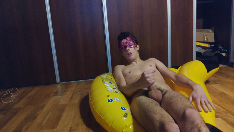 Floatie Boy: 내 팽창식 바나나에 불고, 타고, 쳐내는 걸 지켜봐