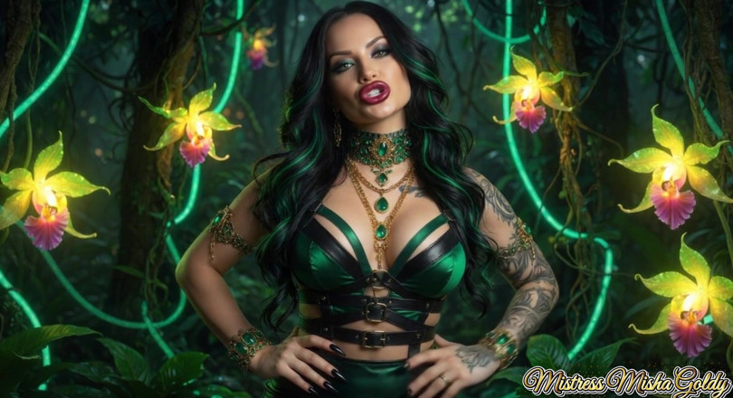 Goddess Misha Goldy: Att sätta kommandon för djupa kinkar som kommer att besätta...