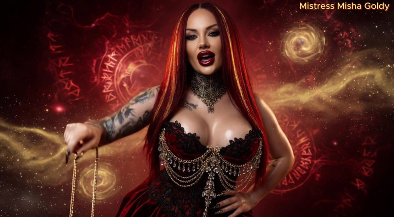Goddess Misha Goldy: 感受我的牵引绳拉扯你的