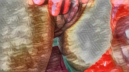 Anna Shpilman: Dessin animé X. Ma femme de ménage m'aide dans ma...