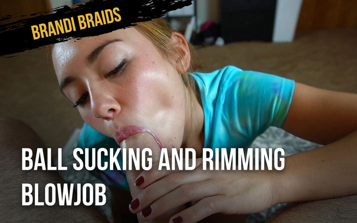 BrandiBraids: Cewek sange ini lagi asik nyepong kontol sampai dicrot di...